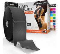 WINIOM Kinesiology Tape-Amazing Support for Athletic Sports and Recovery + Free Taping Guide - Pre-Cut 2 Inch 100 Feet (Midnight Black + Free Taping Guide, 1 Pack