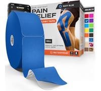 WINIOM Kinesiology Tape-Amazing Support for Athletic Sports and Recovery + Free Taping Guide - Pre-Cut 2 Inch 100 Feet (Navy Blue + Free Taping Guide, 1 Pack)