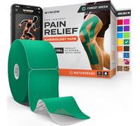 WINIOM Kinesiology Tape-Amazing Support for Athletic Sports and Recovery + Free Taping Guide - Pre-Cut 2 Inch 50 Feet (Forest Green + Free Taping Guide, 1 Pack)
