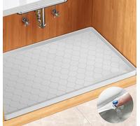 Winisok Silicone Under Sink Mat 34" x 22", Kitchen Essentials and Gadgets, Shelf Liner and Cabinet Protector, Home Organizers and Storage, Waterproof Bathroom Tray