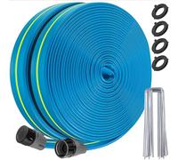 Winisok Sprinkler Hose 25FT, Heavy Duty Watering Hoses, Efficient Irrigation Tubing for Garden Lawn Sprinklers System with 10 Pack Staples