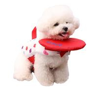 WINIZ Dog Life Jacket - Pet Safety Vest with Removable Front Float & Rescue Handle - Adjustable High Buoyancy Aid Pet Supplies for Boating, Surfing, Swimming (RED, Medium)