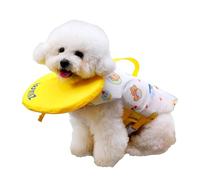 WINIZ Dog Life Jacket - Pet Safety Vest with Removable Front Float & Rescue Handle - Adjustable High Buoyancy Aid Pet Supplies for Boating, Surfing, Swimming (Yellow, Small)