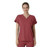 WINK Women's Dolman Scrub Top, Ruby, 2X
