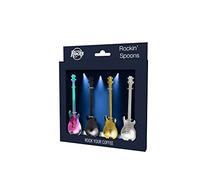 WINKEE 17222 Löffel-17222 Spoon, Stainless Steel, Black,Gold,Silver, 16 x 18 x 1.5 cm