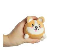 Winkee Corgi Winston Stress Ball and Screen Cleaner, Brown, Animal, Stress Ball, Squeeze Toy, All Ages