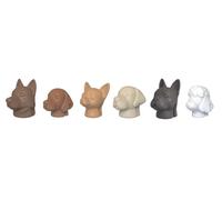 Winkee Doggy Reusable Silicone Glass Markers for Drinks, Party Accessories and Gift Idea (6 Pack)