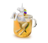 Winkee Einhorn Unicorn Tea Infuser, Silicone, White, 11cm