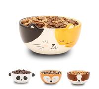 Winkee - Kitten Cereal Bowl, Cute Small Ceramic Bowl with cat Ears, Stoneware Bowl in Cute Kitten Look, Gift for Birthday, School enrolment, Christmas, Valentine's Day