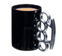 Winkee - Knuckle Coffee Cup | Mug with Knuckle Handle | Large Cup Tea | Dad's Coffee Cup I Gifts for Men