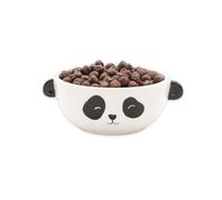 Winkee - Panda Cereal Bowl, Cute Small Ceramic Bowl with Panda Ears, Stoneware Bowl in Cute Panda Look, Gift for Birthday, School enrolment, Christmas, Valentine's Day