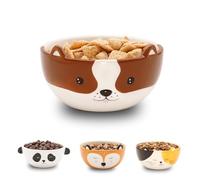 Winkee - Puppy Cereal Bowl I Cute Small Ceramic Bowl with Dog Ears I Dog Gift Made of Stoneware