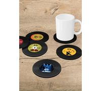 Winkee Rocks - Vinyl Rock - Coaster - black - Onesize - 100% Silicone