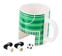 Winkee - Voetbalmok, de sportieve koffiepot voor voetbalfans, theebeker met spee