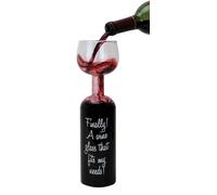 Winkee - Wine Bottle Glass - 0.75-Liter NEW