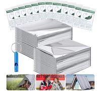 WINKIM Emergency Blanket, Thermal Foil Blankets First Aid (Large-12-Pack) Space Survival Blanket for Camping Hiking (210x140cm)
