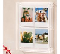 WINKINE Polaroid Frame for Polaroid i-Type/Go/600/SX-700 Films, Collage Photo Frame for Wall & Desktop, Giant Polaroid Picture Frame, Floating Pressed Flower Frame, Acrylic Instax Frame Display