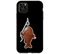 Winking Chocolate Fish Funny April Fools Fishing Design Case for iPhone 11 Pro Max