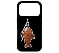 Winking Chocolate Fish Funny April Fools Fishing Design Case for iPhone 17 Pro