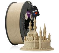 Winkle 3D Printer PLA HD Filament | 1.75mm Shiny Filament 3D Printing Material for Precision Prints | 300g Coil | Eco-Friendly Biodegradable Plastic Spool (Shiny Purple) (Desert Sand)