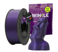 WINKLE HD Glitter PLA Filament (Particles) Purple | 3D Printer Filament | PLA Filament 1.75mm 300g | Dimensional Accuracy | PLA Purple | Glitter Look | 300 g Spool