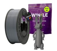 WINKLE PETG Ash Grey Filament | 3D Printer Filament | PETG Filament 2.85mm 1kg | Compatible with Most 3D Printers | PETG Grey | Dimensional Accuracy | 1 kg Spool