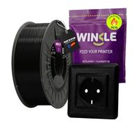 Winkle PETG FR Filament 1.75 mm Black 1 kg, 3D Printer Filament