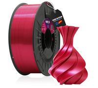 Winkle Silk PLA Filament (Silk) Ruby Pink | 3D Printer Filament | PLA Filament 1.75mm 300g | PLA Pink | Silky Smooth Finish | Dimensional Accuracy | 300 g Spool
