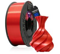 WINKLE Silk PLA Filament (Silk) Ruby Red | 3D Printer Filament | PLA Filament 1.75mm 1kg | Red PLA | Silky Smooth Finish | Dimensional Accuracy | 1 kg Spool