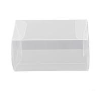 Winlaovate 1:64 Diecast Car Display Case, Clear PVC Protector Boxes for, Matchbox and Tomica, Toy Car Storage Dust Covers, Collectible Model Car(25pcs)