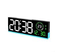 Winlaovate Living Room LED Clock 39cm Timer Function(Green)