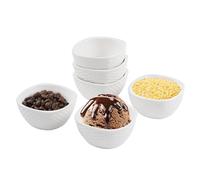Winlauyet Stone Textured Ceramic Dipping Bowls Set of 6, 150ml Soy Sauce Dishes with Geometric Pattern, Sushi Plates, Condiment Bowls for Dining Table