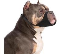 Winmany Large Medium Dog Muzzles, Short Snout Dogs Muzzle to Prevent Biting Barking Eating, Fit for Bully Boxer Chow Chow for Grooming Walking (L)