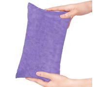 Winmany Small Pillow 11" x 7" Mini Pillow with Removable Plush Pillowcase Rectangular Cushion Wrist Knee Neck Lumbar Travel Tiny Pillow for Adult,Pets,Dog (Purple)