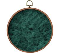 Winmany Wall Hanging Brooch Jewelry Storage Display Stand Enamel Pin Display Holder Earrings Necklace Glitter Pin Display Board Pin Collection Display Embroidery Hoop (Pure Green)