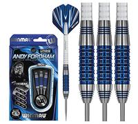 WINMAU Andy Fordham Special Edition Tungsten Steeltip Darts Set 24g with Prism Flights and Shafts (Stems)