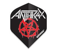 Winmau Anthrax Pentagram Rock Legends 100 Micron Strong Standard Dart Flights (1 Set)