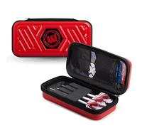 WINMAU | Armor G1 Darts Case | Holds Assembled Darts & Accessories | Red | Spacious Impact-Proof Dart Case | Holds 1 Full Darts Set & Dart Accessories: Dart Flights, Dart Stems, Points | 18x9x5.5cm