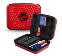 Winmau | Armor G2 Darts Case | Holds Assembled Darts & Accessories | Red | Spacious Impact-Proof Dart Case | Holds 2 Full Darts Sets & Dart Accessories: Dart Flights, Dart Stems, Points | 17x13x5.5cm