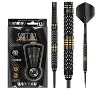 WINMAU Aspria Tungsten Steeltip Dart Set 22 gram with Prism Delta Flights and Prism Force Shafts (Stems)