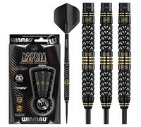WINMAU Aspria Tungsten Steeltip Dart Set 24 gram with Prism Delta Flights and Prism Force Shafts (Stems)