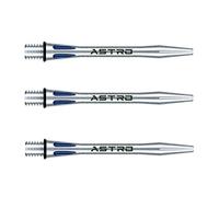 WINMAU Astro Aluminium Blue Intermediate Dart Stems (Shafts) - 1 set per pack (3 shafts in total)