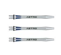 WINMAU Astro Aluminium Blue Medium Dart Stems (Shafts) - 1 set per pack (3 shafts in total)