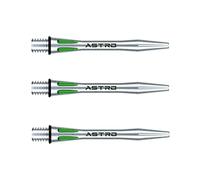 WINMAU Astro Aluminium Green Short Dart Stems (Shafts) - 1 set per pack (3 shafts in total)
