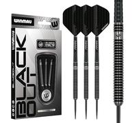 Winmau Blackout 26g Darts 90% Tungsten Steel Tip Set New