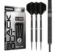 Winmau Blackout 1 23g Steel Tip Darts - 90% Tungsten Professional Set 23g