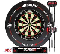 Winmau Blade 6 Professional Dartboard Surround Set with Darts and Oche