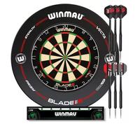 Winmau Blade 6 Professional Dartboard Surround and Darts Set