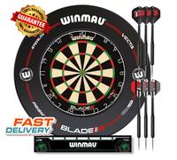 Winmau Blade 6 Professional Dartboard Surround Set with Darts and Oche
