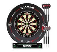 Winmau Blade 6 Professional Dartboard Surround Set with Darts and Oche